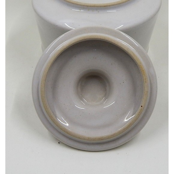 Design Four Stoneware 1510 Sundance Sugar Bowl Japan Lidded Brown Stripe - Picture 10 of 12